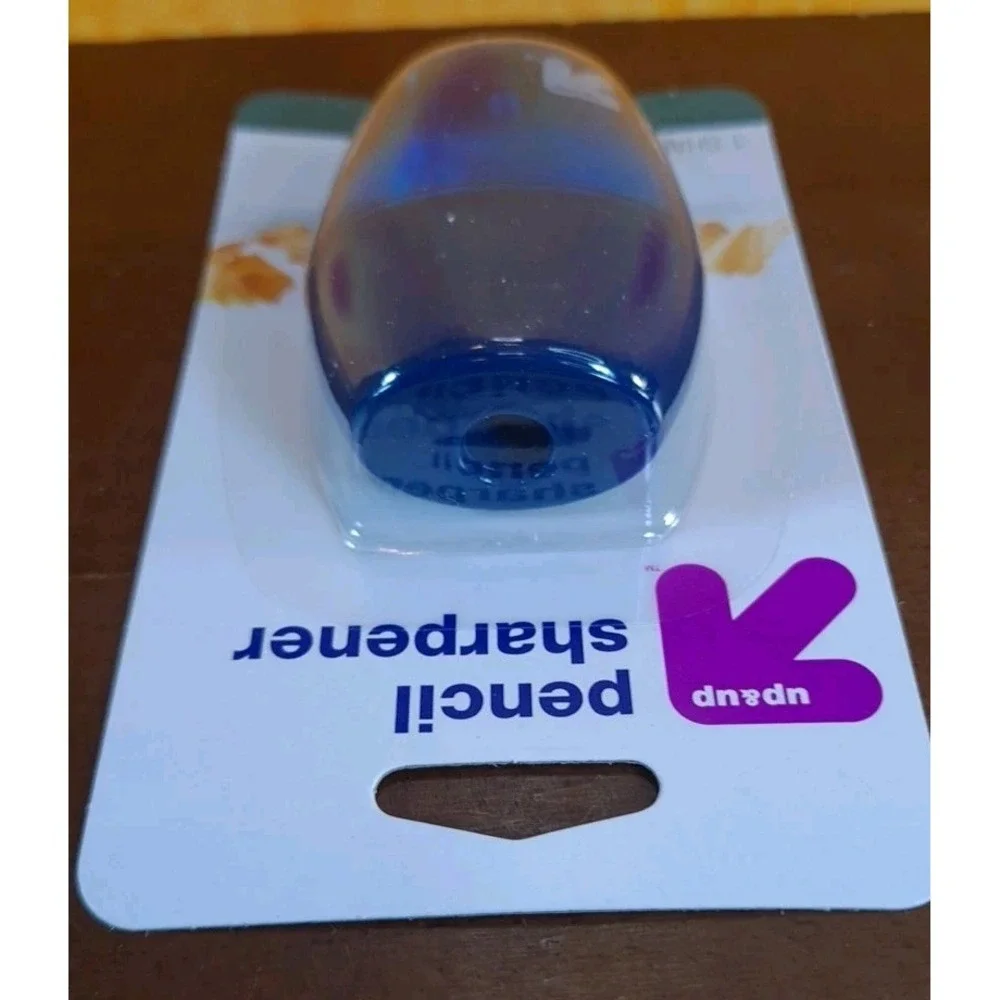 Set Of 4 New Up &‎ Up - Pencil Sharpeners,  1 Hole with Plastic Receptacle